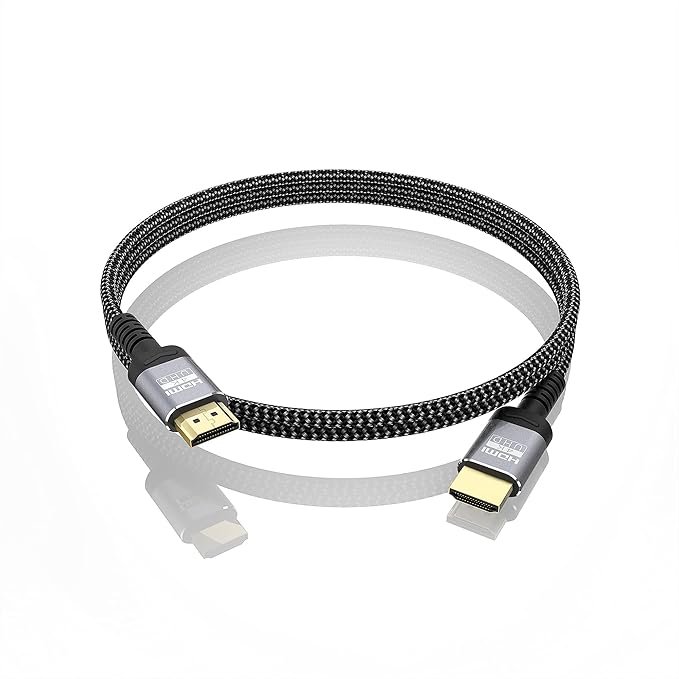 4K HDMI Cable 6Ft | 18Gbps Ultra High Speed HDMI 2.0 Cable & 4K@60Hz HDR ARC HDCP2.2 18Gbps Ethernet-Braided HDMI Cord | for UHD TV Monitor Laptop Xbox PS4/PS5 ect (1.8m)