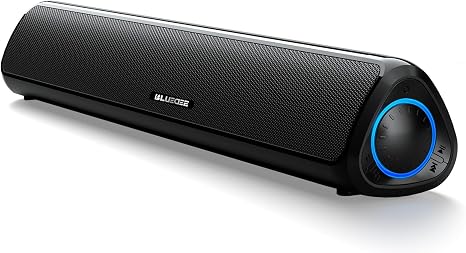 Bluedee Computer Speakers for Desktop PC, Rechargeable Computer Sound Bar