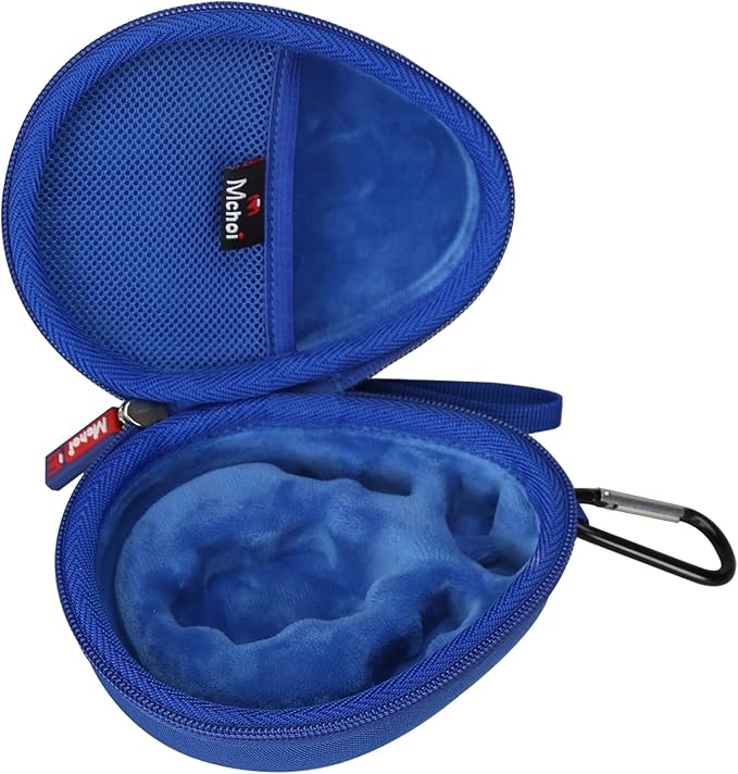 Mchoi Hard Case Suitable for Aftershokz Aeropex/Aftershokz Titanium Mini/Aftershokz Air/Aftershokz Openmove/Openrun Pro, Open-Ear Wireless Bone Conduction Headphones, Blue, Case Only