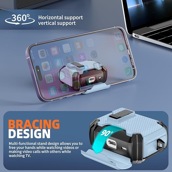Inesore for AirPods Pro 3 Case (2025) with Phone Stand & Cleaning Kit,Compatible with Magsafe,Magnetic Automatic Lock Cover for AirPods Pro 3rd Generation