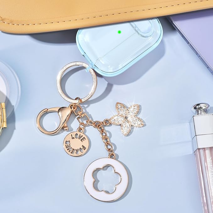Clear Case for Airpods Pro 3 Case 2025 Women, VISOOM Clear New Apple AirPods iPods Pro3 Cases Proctetor Cover Cute Transparent Air pods Ipod Pro 3rd Gen Cases With Lock/Keychain/Cleaning Kit for women
