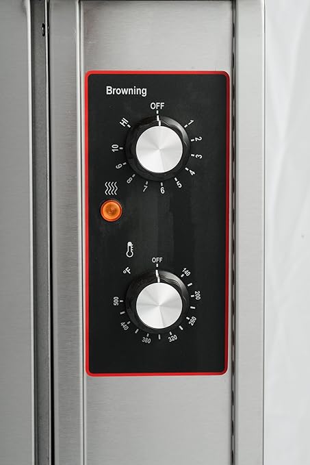 KoolMore 36 in. Commercial Electric Range with 6 Burners and 1 Standard Electric Oven in Stainless Steel - 208V 3-Phase, CSA Listed (KM-CR36-E)
