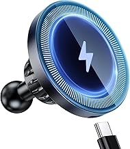 Magnetic Wireless Charging Phone Holder with 1” Ball for MagSafe - Image 1