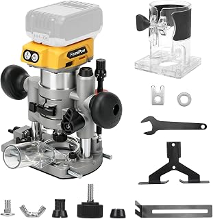 Cordless Router for Dewalt 20V Battery (No Battery) - Image 1