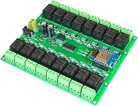 WiFi 16 Channel Electromagnetic Relay ESP8266 Module Smart Home Controller Compatible with ESPHome Home Assistant