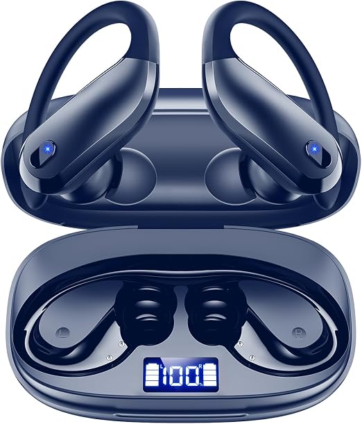 Wireless Earbuds,Bluetooth 5.4 Ear buds,Sport Headphones with Earhooks