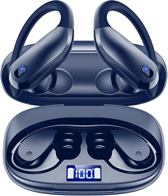 Wireless Earbuds,Bluetooth 5.4 Ear buds,Sport Headphones with Earhooks