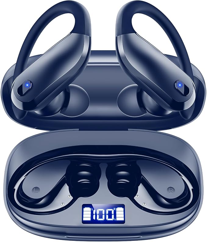 Wireless Earbuds,Bluetooth 5.4 Ear buds,Sport Headphones with Earhooks