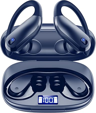 Wireless Earbuds,Bluetooth 5.4 Ear buds,Sport Headphones with Earhooks