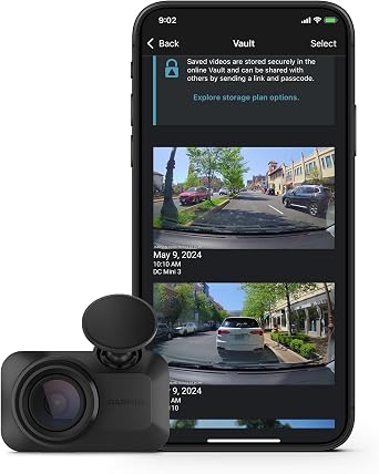 Garmin Dash Cam™ Mini 3, Ultracompact 1080p HD Dash Cam