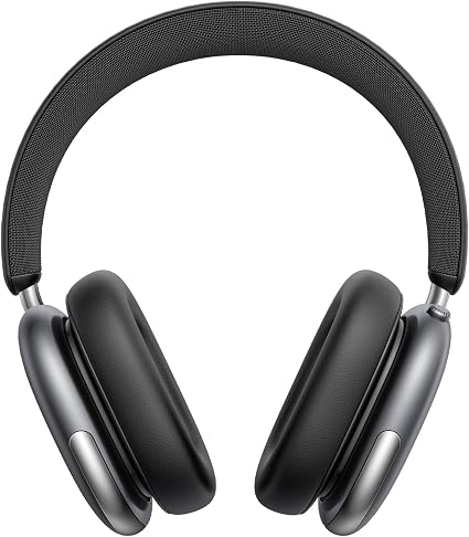 Eduiosma Bluetooth Headphones Wireless Over Ear 80H Playtime (Black)