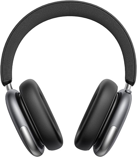 Eduiosma Bluetooth Headphones Wireless Over Ear 80H Playtime (Black)