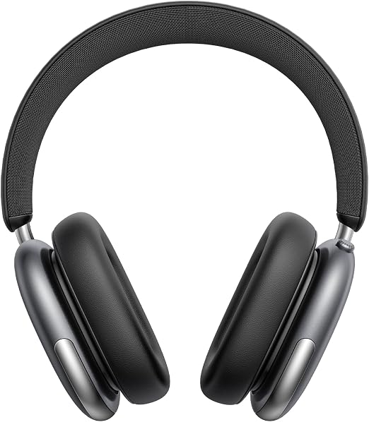 Eduiosma Bluetooth Headphones Wireless Over Ear 80H Playtime (Black)