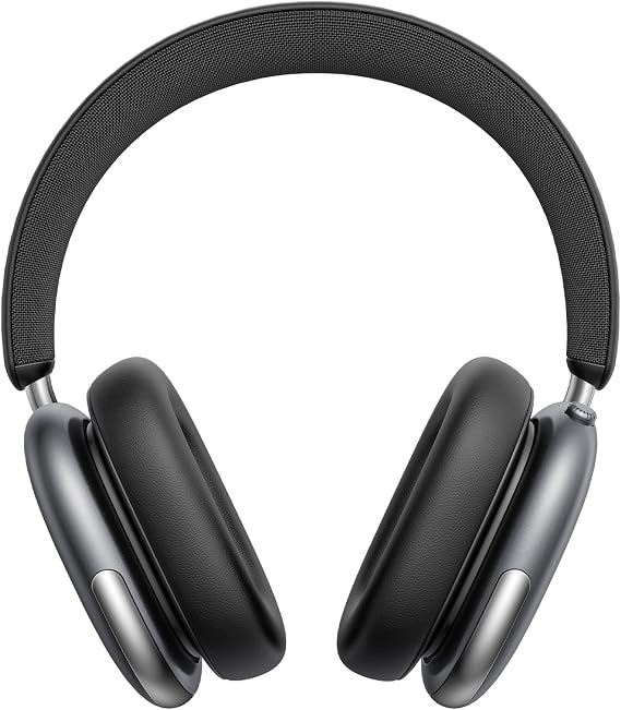 Eduiosma Bluetooth Headphones Wireless Over Ear 80H Playtime (Black)