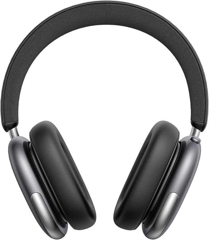 Eduiosma Bluetooth Headphones Wireless Over Ear 80H Playtime (Black)