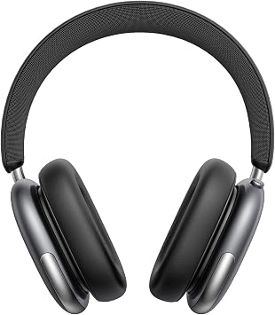 Eduiosma Bluetooth Headphones Wireless Over Ear 80H Playtime (Black)
