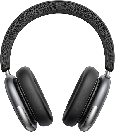 Eduiosma Bluetooth Headphones Wireless Over Ear 80H Playtime (Black)