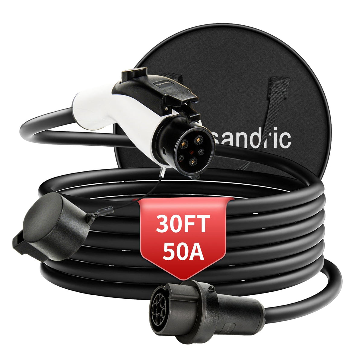 EV Charger Extension Cable 30FT 50A Level 2