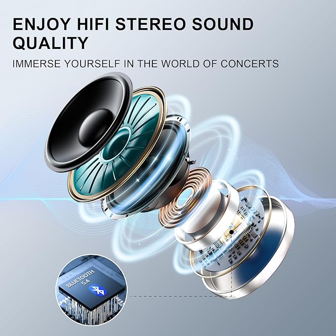 Sleep Mask with Bluetooth 5.4 Headphones Total Blackout Eye Mask for Sleeping Travel and Relaxation