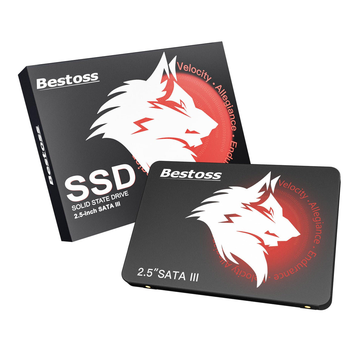 Bestoss 128GB SSD - 2.5" SATA III 6Gb/s Internal Solid Drive, Up to 550MB/s