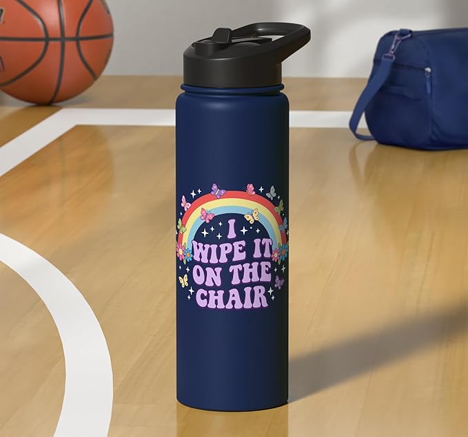 Rainbow Stainless Steel Insulated Water Bottle