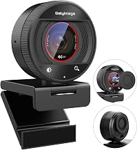 4K Webcam for PC Computer PDAF Autofocus with Built-in Microphone Windows