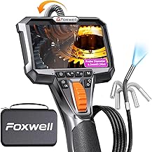 FOXWELL Y400 220° 2-Way Articulating Borescope, 0.24in Ultra-Slim Endoscope - Image 1