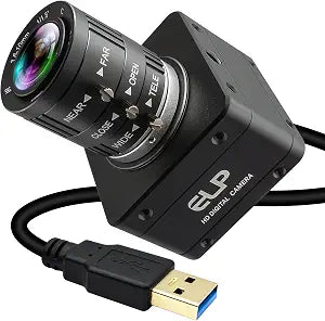 120fps 200fps Global Shutter USB3.0 Camera,1200P High Speed Webcam,3.6-10mm Manual Varifocal Zoom Lens,Plug and Play for Jetson Nano,Windows Linux Mac Android Industrial Vision Motion Capture