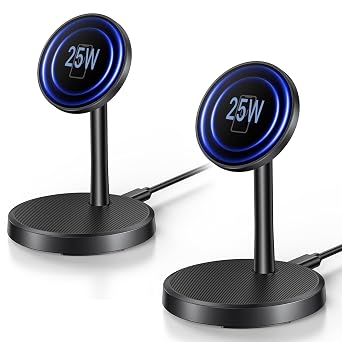 Magnetic Wireless Charger, 2-Pack 25W Fast Mag-Safe Stand for iPhone 17-16 - Image 2