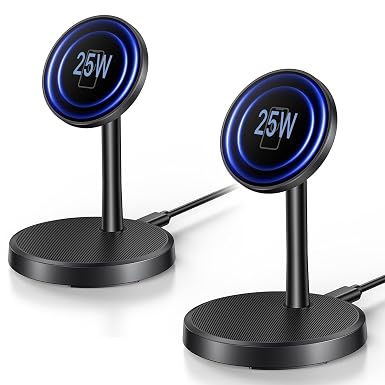 Magnetic Wireless Charger, 2-Pack 25W Fast Mag-Safe Stand for iPhone 17-16 - Image 3
