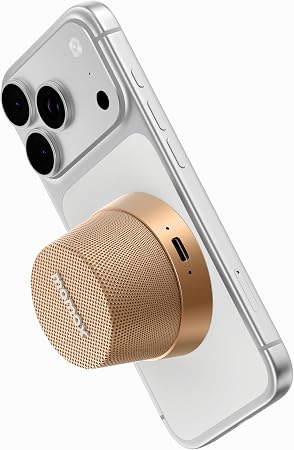 MOMAX Magnetic Portable Wireless Speaker, Enhanced Bass & Clear Sound