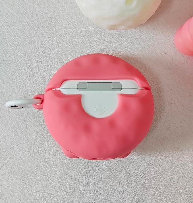 Compatible with Airpods Pro 2nd Generation Case 2022, Cute AirPods Pro 2 Case Cartoon, Kawaii Soft Silicone Protective Cover for Apple New Airpods Pro2 for Men Women (Smile Donut)