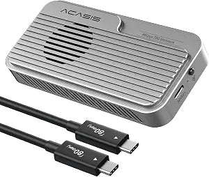 ACASIS 80Gbps M.2 NVMe SSD Enclosure, Thunderbolt 5 & USB4 V2.0 Compatible