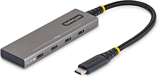 StarTech 4-Port USB-C Hub 10Gbps with 100W PD Charging (309B-USBC-HUB)