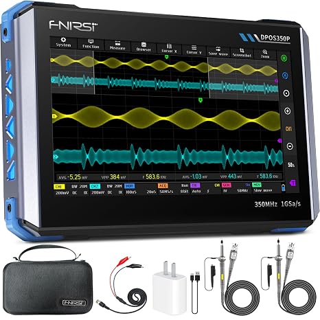 FNIRSI DPOS350P 4-in-1 350MHz Digital Oscilloscope 2 Channel, 1 GSa/s
