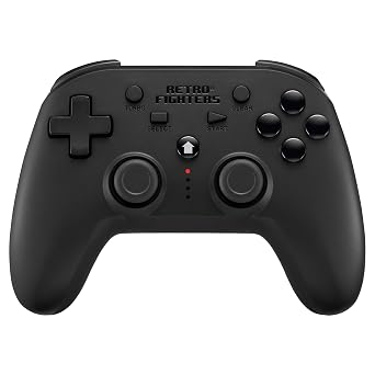 Retro Fighters Defender Bluetooth Controller Next-Gen PS3, PS4 & PC Compatible Wireless (Black)