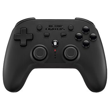 Retro Fighters Defender Bluetooth Controller Next-Gen PS3, PS4 & PC Compatible Wireless (Black)