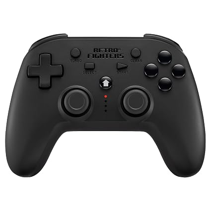 Retro Fighters Defender Bluetooth Controller Next-Gen PS3, PS4 & PC Compatible Wireless (Black)
