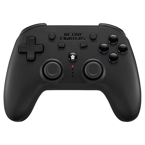 Retro Fighters Defender Bluetooth Controller Next-Gen PS3, PS4 & PC Compatible Wireless (Black)