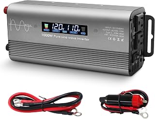 1000W Pure Sine Wave Power Inverter 12V/24V to 110V AC - Image 1