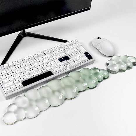 Gel Keyboard and Mouse Wrist Rest, Cloud Wrist Pad for Computer Keyboard