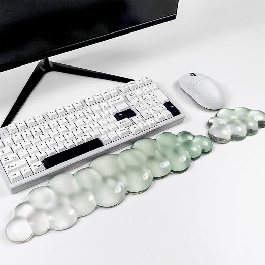 Gel Keyboard and Mouse Wrist Rest, Cloud Wrist Pad for Computer Keyboard