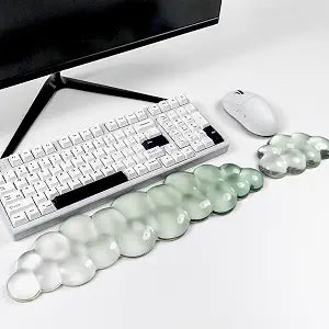 Gel Keyboard and Mouse Wrist Rest, Cloud Wrist Pad for Computer Keyboard