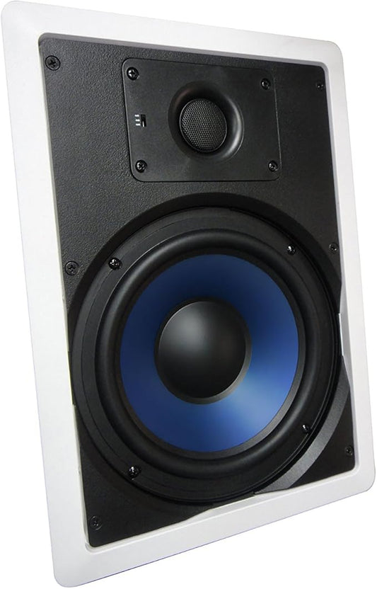82W Silver Ticket in-Wall Speaker with Pivoting Tweeter (8 Inch in-Wall)