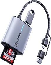 llano 3 in 1 SD/TF/USB Card Reader, High-Speed 312MB/s with Dual USB A&C - Image 1