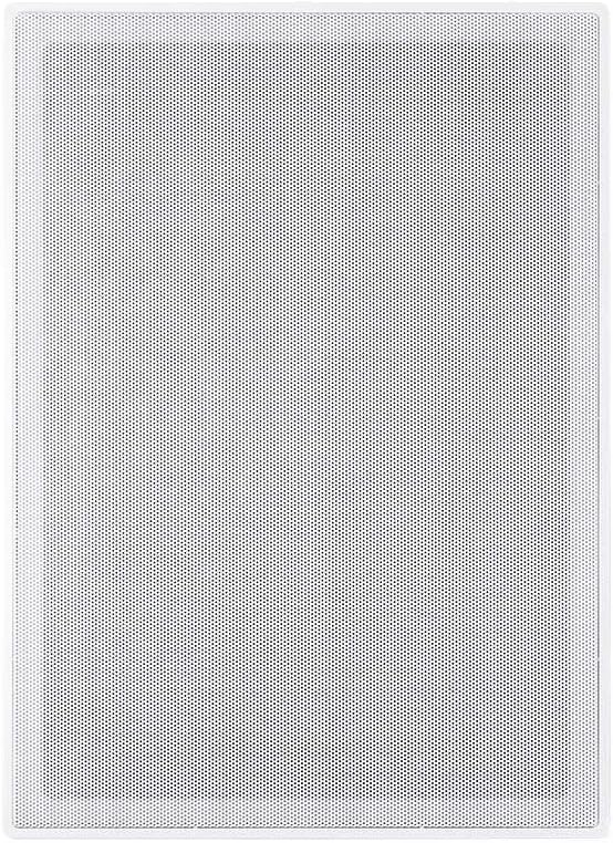 Monoprice 2-way Carbon Fiber In-Wall Surround Speaker - Dual 5.25 Inch (Single) Vari-Angled With Paintable Grille - Alpha Series Black