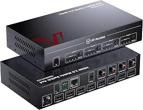 AV Access HDMI Matrix Splitter Switch 4x4 4K@60Hz Dobly Vision (4KMX44-H2) - Image 1
