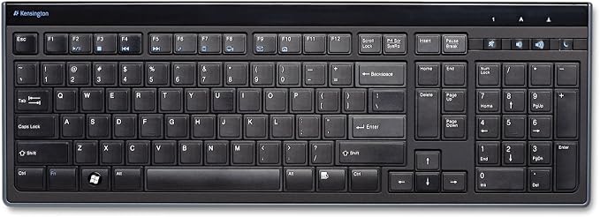 Kensington Slim Type Wired Keyboard (K72357USA),Black - Image 8