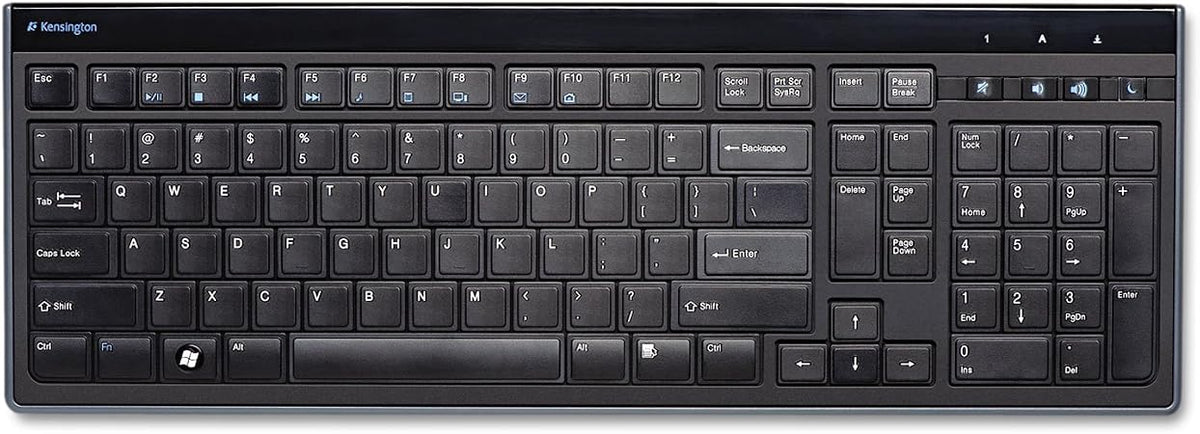 Kensington Slim Type Wired Keyboard (K72357USA),Black - Image 3