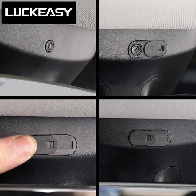 LUCKEASY Webcam coverfor Tesla Model 3 2017-2020 Car Camera Privacy Cover 1PCS/Set